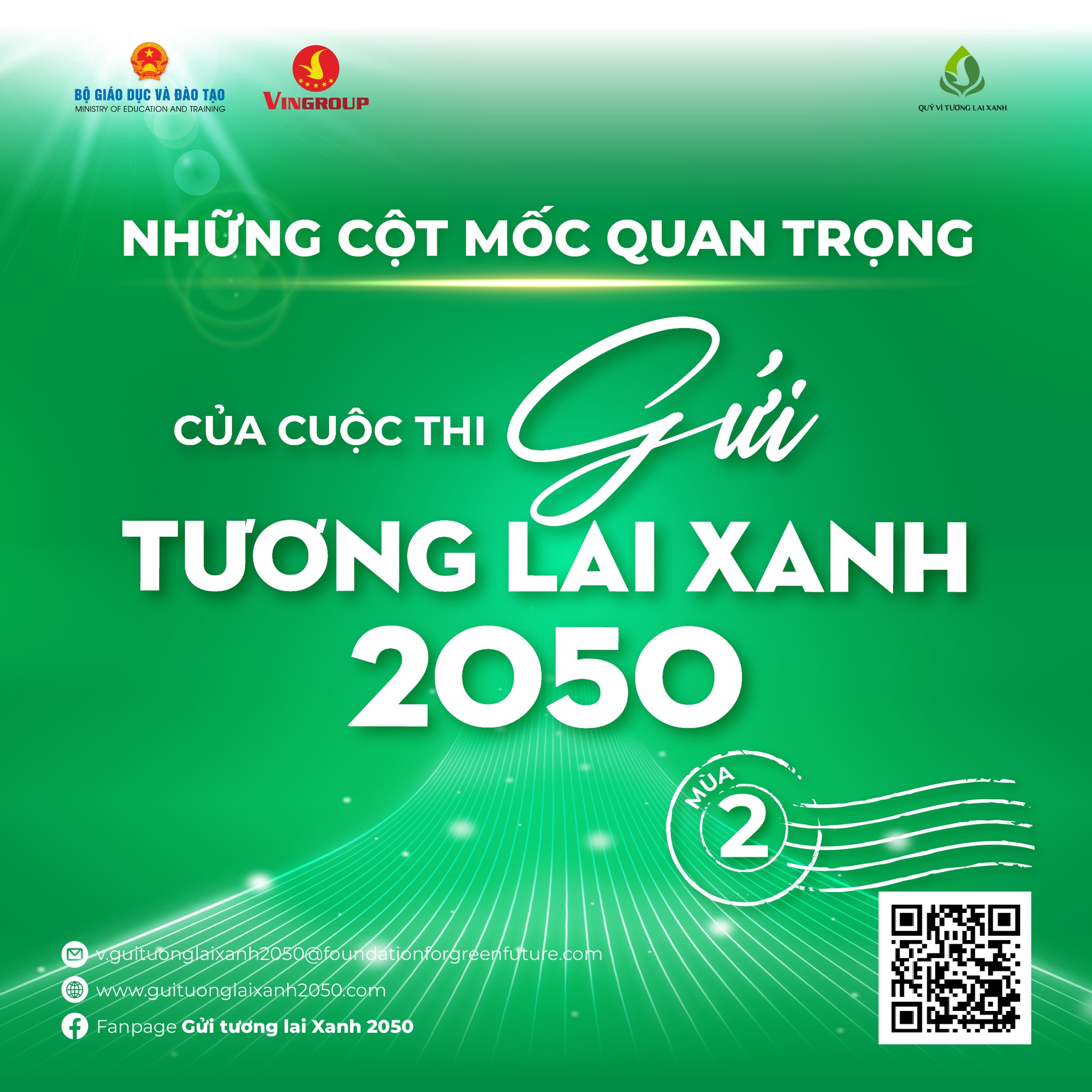 LƯU NGAY TIMELINE – BẬT CHẾ ĐỘ “XANH” CÙNG “GỬI TƯƠNG LAI XANH 2050” MÙA 2